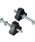 5 Pack M8 T Track Bolt Kit With Knob And Washers For Woodworking Jigs And Fixtures, 100mm Bolts, T Slot Bolts, Fits 3/4 x 3/8 Inch And 3/8 x 1/4 Inch T Slot Tracks