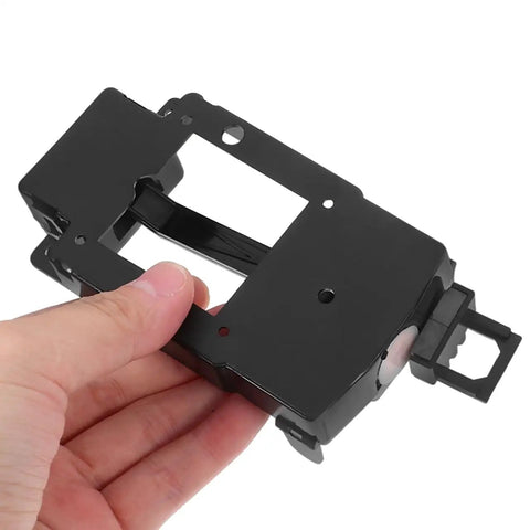 Hand holding Wall Clock Pendulum Replacement 5.51 X 2.28 X 1.18 Inch Mechanical Clock Part with swing device for DIY repair.