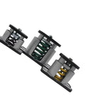 Straight Up Spring Isolation Mounts For AC Units With Heavy Duty Damping Pads To Banish Floor Shake and keep your condenser rock solid.