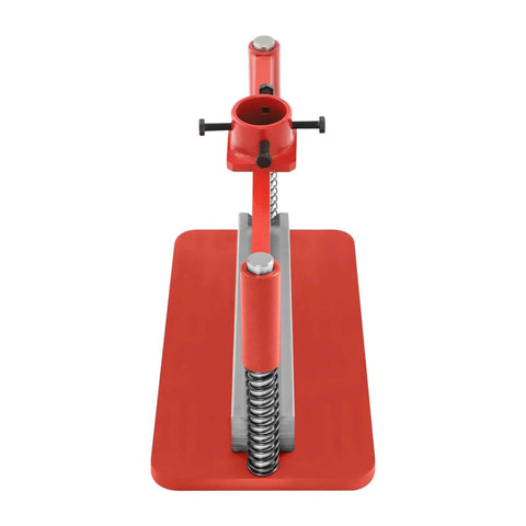 Front view of Heavy Duty Press Brake Attachment For 12 And 20 Ton Hydraulic Workshop Presses, dual spring design, 45 steel construction.