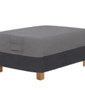 Patio Coffee Table Cover For Small Outdoor Rectangular Table Built Tough Waterproof And UV Resistant Weatherproof 48 X 28 X 16 Inches Gray