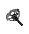 Kick Start Gear Shaft Assembly For GY6 125cc And 150cc Scooters With Spring Washer Bushings Spindle 16 Teeth 129mm Length 94mm Diameter