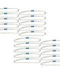 20 Pack 1 Inch By 4 And A Half Foot White Polyester Endless Round Sling Tough As Nails Heavy Duty Lifting And Towing For Wrecker Recovery With 2200 Lbs Vertical Capacity 1760 Lbs Choker 4400 Lbs Basket Strength