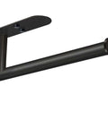Under Cabinet Paper Towel Holder Wall Mount With Adhesive Or Drill Install, 12.5 Inch Stainless Steel Black Finish, Rustproof Kitchen Towel Rack