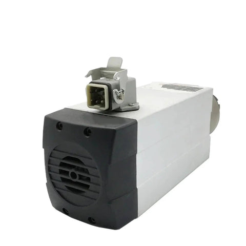 Built Like A Tank Cnc Router Spindle Motor Air Cooled 3.5Kw 24000Rpm rear view showcasing aluminum housing and connector.
