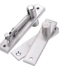 Bulk Pack 20 Sets Stainless Steel Pivot Hinges Heavy Duty Rotating Shaft for Rustic Wood Doors and Murphy Beds Hidden Gate Hardware