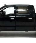 Ford F-150 Limited Crew Cab Diecast Model Truck Black 1:24 Scale Collectible By Motormax 79364 side view