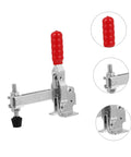 Heavy Duty Welding Toggle Clamps Pair With Rubber Tips Iron Fixed Workshop Hold Downs for Woodworking Jigs and Welding Fixtures