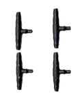 All In One Garden Hose Adapter Kit With 2000 Barb Tee Connectors For 3 To 5 Mm And 4 To 7 Mm Hoses Three Way Hose Splitters Irrigation Fittings For Watering Sprinklers Nozzles And Garden black plastic barb tee connectors