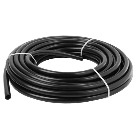 Coiled black Heavy Duty Nylon Air Line 25Ft Half Inch OD Pneumatic Tube For Air Compressors And Auto Repair Black DOT Approved SAE J844