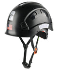 Lightweight Vented Safety Helmet With Adjustable Six Point Suspension And ABS Construction ANSI Z89 1 Approved