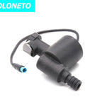 Two Pack Compact Water Flow Generator For Faucets Micro Hydropower Turbine With 12mm Quick Connect Nylon Body Output 2 to 7.5 Volts AC