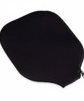 Durable Neoprene Racket Cover With Full Zip Protective Sleeve For Pickleball Paddles And Tennis Rackets, black sleeve
