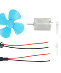 Wind Turbine Generator Kit For DIY Projects And Teaching Models With 12V Turbine Motor That Converts Wind Into DC 0 To 20V Power