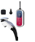 Premium 7kw Type One Evse Wallbox Charger For Electric Rides 32 Amps Single Phase Power with plug and carrying case.