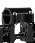 Adjustable Double Stem For Bikes CNC Aluminum Alloy Shockproof And Lightweight Multi Angle 53 To 71mm Range Anti Loosen Design