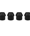 Beefy Titanium Lug Nuts Set 20 PC 12 Point Stud Lock M12x1.5 And M14 Threads Open End Black Ti GR5 6AL4V aerospace grade.