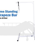 Bed Trapeze Bar With Stand Assist Lift And Bedside Rail Pull Up Handles for enhanced independence.