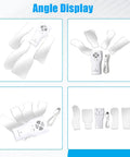 Fog Free Dental Occlusal Photography Mirror With LED Light Anti Fog Fan 360 Degree Rotating Handle Adjustable Brightness Rhodium Coated Mirror Medical Grade Stainless Steel Sterilizable Pro Grade Dental Imaging Tool All In One kit with mirror heads and USB cable