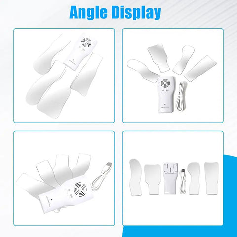 Fog Free Dental Occlusal Photography Mirror With LED Light Anti Fog Fan 360 Degree Rotating Handle Adjustable Brightness Rhodium Coated Mirror Medical Grade Stainless Steel Sterilizable Pro Grade Dental Imaging Tool All In One kit with mirror heads and USB cable