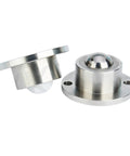 No Sweat Heavy Duty Universal Ball Transfer Units Loaded With Deep Groove Ball Bearings, featuring stainless steel design.