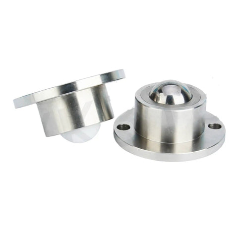 No Sweat Heavy Duty Universal Ball Transfer Units Loaded With Deep Groove Ball Bearings, featuring stainless steel design.