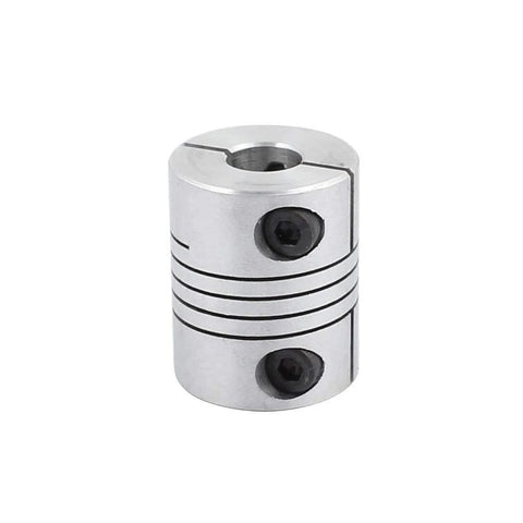 Xnrtop aluminum shaft coupling 8mm–8mm, 25mm length, 20mm diameter with two set screws