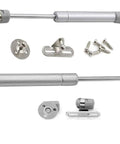 Gas Strut Cabinet Lift Support 6 Inch 30N Soft Open And Down Hinge with screws and mounting hardware visible