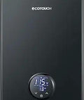 Black Powerful Tankless Water Heater For Instant On Demand Hot Water 14kW 240V Self Modulating Electric Unit ETL Listed