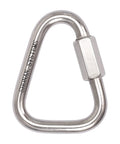 Large 4.1 Inch Triangle Quick Link Made From Marine Grade Stainless Steel 316 Heavy Duty Rigging Connector For Marine And Industrial