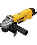 No Sweat Heavy Duty Six Inch Angle Grinder With Thirteen Amp Motor Drops Nine Thousand Rpm for aggressive metal grinding work.