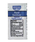 WaterJel hand sanitizer sachet, 0.9 g, antiseptic handwash with vitamin E and aloe.
