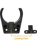 Premium 6 Pieces HSK63 Tool Holder Clamps For Vibration Free Milling And Engraving showing a locating plate and clamp.