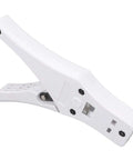 All Day Pro Grade Crimping Tool With Comfortable Ergonomic Handle for Quick Ethernet Cable Work, white design, angled view.