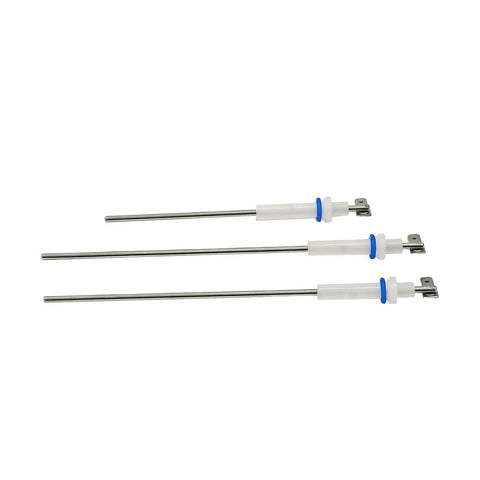 No Cap Solid Swap Steam Probe Kit Replacement Sensor For Dual Boiler Oracle Espresso Makers To Monitor Water Levels and Keep Your Morning Shots Pulling Smooth Every Single Day, set of three stainless steel probes.