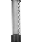 Adjustable Table Legs Set Of 4 In Black And Chrome, Heavy Duty Post Legs For Wood Desks And Tables, Adjustable Height Section Close-up