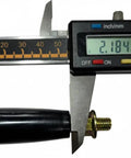 Heavy Duty Swivel Handwheel And Trailer Jack Handle Replacement With M8x1.25 Threads, showing measurement of 2.18 inches.