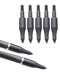 12 Pack Screw In Field Point Archery Tips 125 To 150 Grain Stainless Steel Arrow Points For Target Practice And Training