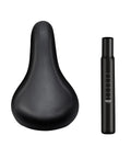 Kids Bike Saddle Replacement For Boys And Girls, Soft PU Leather Seat Cushion With 25.4mm Post shown side by side