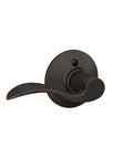 Accent Door Lever For Hall And Closet Passage Lock In Aged Bronze With No Fuss Easy Install Non Locking Door Handle With Self Aligning Screws