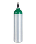D 14.6 Cu Ft Aluminum Oxygen Cylinder With CGA870 Post Valve DOT Approved Built To Last Lightweight Medical Gas Tank image