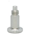 Pro Grade Index Plungers Built Tough With Fast Spring Snap And Clear Ball Detent For Maker Builds And Garage Fixes M8 Machine Screws Heavy Duty Locating Pins One Piece shown from the front.