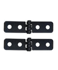 Antique Black Mini Metal Cabinet Door Hinges 10 Pack Old School Style Durable Rectangular Box Hardware for cabinets and craft projects