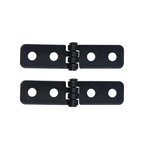 Antique Black Mini Metal Cabinet Door Hinges 10 Pack Old School Style Durable Rectangular Box Hardware for cabinets and craft projects