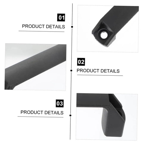 Heavy Duty Aluminum Chest Pull Handle 2 Pack Rock Solid Toolbox Grip For Industrial Cabinets Shock Resistant Surface Mount Hardware With No Fuss Setup For Daily Grind Jobs