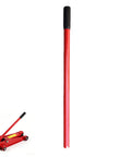 Heavy-Duty Floor Jack Handle Replacement for 20 to 32 Ton Hydraulic Jacks, red steel handle with ergonomic black grip