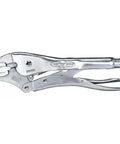 Locking Pliers With Wire Cutter Curved Jaw 10 Inch Heavy Duty Tool For Gripping Angles And Shapes With Classic Trigger Release