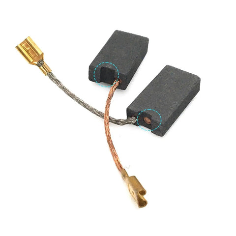 Two Pack Carbon Brush Replacement For TE500 TE 500 Rotary Hammer Drill 22.5x12.5x6mm Auto And Non Auto Versions with connectors