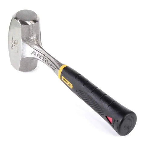 Antivibe Hammer Workhorse Pro Grade With One Piece Forged Construction And Vibration Reduction, 2.99 LB Heavy Duty Hammer in black and silver