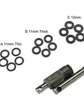 15 Pack Hydraulic Bottle Jack O Ring Kit Replacement Nitrile Rubber Seals For Automotive Floor Jacks No Leak Oil Sealing Gaskets
